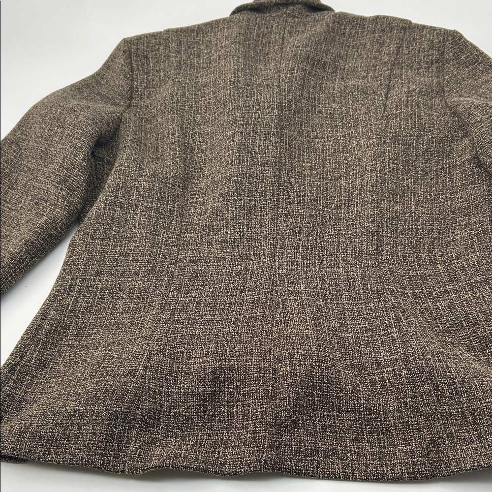 Jones New York Brown Tweed Blazer - Picture 11 of 16